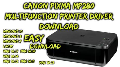 canon mp280 driver download windows 10.